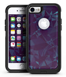Dark Blue Geometric V15 - iPhone 7 or 8 OtterBox Case & Skin Kits