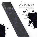 Dark Blue Geometric V21 - Premium Decal Protective Skin-Wrap Sticker compatible with the Juul Labs vaping device