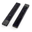 Dark Blue Geometric V21 - Premium Decal Protective Skin-Wrap Sticker compatible with the Juul Labs vaping device