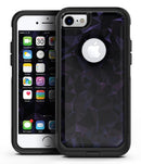 Dark Blue Geometric V21 - iPhone 7 or 7 Plus Commuter Case Skin Kit