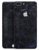 Dark Blue Geometric V21 - Skin-kit for the iPhone 8 or 8 Plus