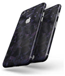 Dark Blue Geometric V21 - Skin-kit for the iPhone 8 or 8 Plus