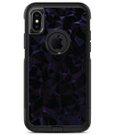 Dark Blue Geometric V21 - iPhone X OtterBox Case & Skin Kits