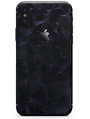 Dark Blue Geometric V21 - iPhone X Skin-Kit