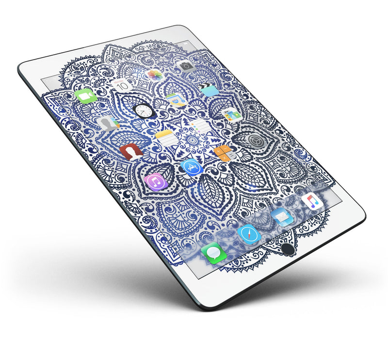 Dark Blue Indian Ornament - iPad Pro 97 - View 4.jpg