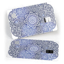 Dark Blue Indian Ornament - Premium Protective Decal Skin-Kit for the Apple Credit Card