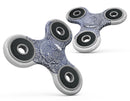Dark Blue Indian Ornament Full-Body Fidget Spinner Skin-Kit