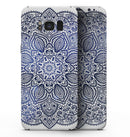 Dark Blue Indian Ornament - Samsung Galaxy S8 Full-Body Skin Kit