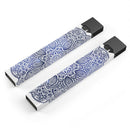 Dark Blue Indian Ornament - Premium Decal Protective Skin-Wrap Sticker compatible with the Juul Labs vaping device