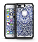 Dark Blue Indian Ornament - iPhone 7 or 7 Plus Commuter Case Skin Kit
