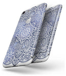 Dark Blue Indian Ornament - Skin-kit for the iPhone 8 or 8 Plus
