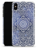 Dark Blue Indian Ornament - iPhone X Clipit Case
