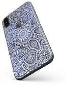 Dark Blue Indian Ornament - iPhone X Skin-Kit