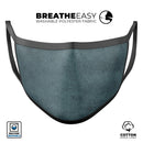 Dark Blue Surface v1 - Made in USA Mouth Cover Unisex Anti-Dust Cotton Blend Reusable & Washable Face Mask with Adjustable Sizing for Adult or Child