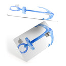 Dark Blue Watercolor Anchor - Premium Protective Decal Skin-Kit for the Apple Credit Card