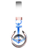 Dark Blue Watercolor Anchor Full-Body Skin Kit for the Beats by Dre Solo 3 Wireless Headphones