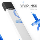 Dark Blue Watercolor Anchor - Premium Decal Protective Skin-Wrap Sticker compatible with the Juul Labs vaping device