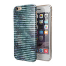 Dark Blue Watercolor Stripes iPhone 6/6s or 6/6s Plus 2-Piece Hybrid INK-Fuzed Case