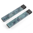Dark Blue Watercolor Stripes - Premium Decal Protective Skin-Wrap Sticker compatible with the Juul Labs vaping device