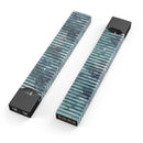 Dark Blue Watercolor Stripes - Premium Decal Protective Skin-Wrap Sticker compatible with the Juul Labs vaping device