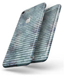 Dark Blue Watercolor Stripes - Skin-kit for the iPhone 8 or 8 Plus