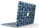 Dark Blue and Green Watercolor Peacock Feathers - MacBook Air Skin Kit