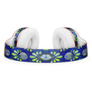 Dark Blue and Green Watercolor Peacock Feathers Full-Body Skin Kit for the Beats by Dre Solo 3 Wireless Headphones