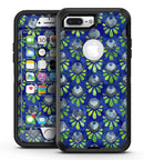 Dark Blue and Green Watercolor Peacock Feathers - iPhone 7 Plus/8 Plus OtterBox Case & Skin Kits
