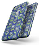 Dark Blue and Green Watercolor Peacock Feathers - Skin-kit for the iPhone 8 or 8 Plus