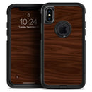 Dark Brown Wood Grain - Skin Kit for the iPhone OtterBox Cases