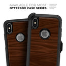 Dark Brown Wood Grain - Skin Kit for the iPhone OtterBox Cases