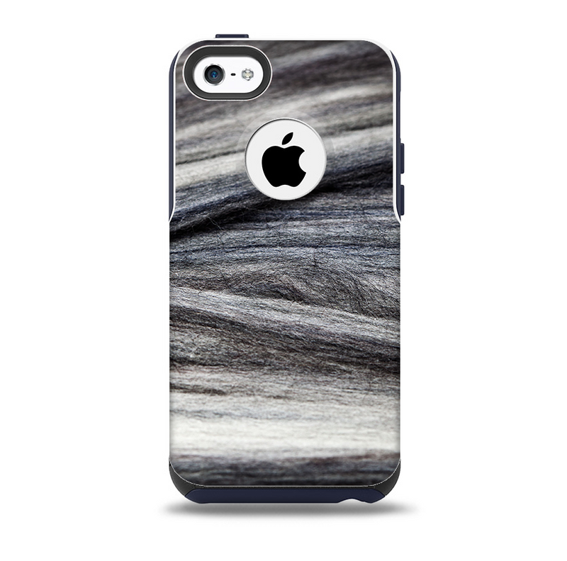 Dark Colored Frizzy Texture Skin for the iPhone 5c OtterBox Commuter Case