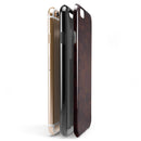 Dark Copper Abstract Geometric Shapes iPhone 6/6s or 6/6s Plus 2-Piece Hybrid INK-Fuzed Case