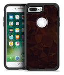 Dark Copper Abstract Geometric Shapes - iPhone 7 Plus/8 Plus OtterBox Case & Skin Kits