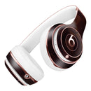 Dark Copper Abstract Geometric Shapes Full-Body Skin Kit for the Beats by Dre Solo 3 Wireless Headphones