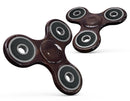 Dark Copper Abstract Geometric Shapes Full-Body Fidget Spinner Skin-Kit