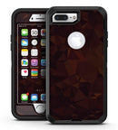 Dark Copper Abstract Geometric Shapes - iPhone 7 Plus/8 Plus OtterBox Case & Skin Kits
