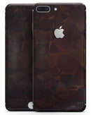 Dark Copper Abstract Geometric Shapes - Skin-kit for the iPhone 8 or 8 Plus