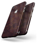 Dark Copper Abstract Geometric Shapes - Skin-kit for the iPhone 8 or 8 Plus