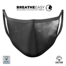 Dark Dust Powder - Made in USA Mouth Cover Unisex Anti-Dust Cotton Blend Reusable & Washable Face Mask with Adjustable Sizing for Adult or Child