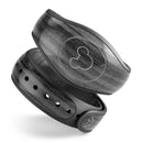 Dark Ebony Woodgrain - Decal Skin Wrap Kit for the Disney Magic Band