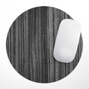Dark Ebony Woodgrain// WaterProof Rubber Foam Backed Anti-Slip Mouse Pad for Home Work Office or Gaming Computer Desk