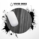 Dark Ebony Woodgrain// WaterProof Rubber Foam Backed Anti-Slip Mouse Pad for Home Work Office or Gaming Computer Desk