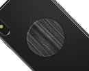 Dark Ebony Woodgrain - Skin Kit for PopSockets and other Smartphone Extendable Grips & Stands