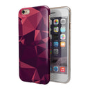 Dark Geometric V15 iPhone 6/6s or 6/6s Plus 2-Piece Hybrid INK-Fuzed Case