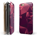 Dark Geometric V15 iPhone 6/6s or 6/6s Plus 2-Piece Hybrid INK-Fuzed Case
