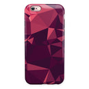 Dark Geometric V15 iPhone 6/6s or 6/6s Plus 2-Piece Hybrid INK-Fuzed Case