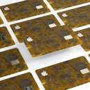 Dark Gold Caverns - Premium Protective Decal Skin-Kit for the Apple Credit Card