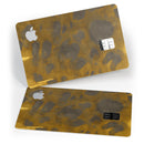 Dark Gold Caverns - Premium Protective Decal Skin-Kit for the Apple Credit Card