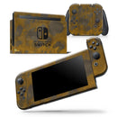 Dark Gold Caverns - Skin Wrap Decal for Nintendo Switch Lite Console & Dock - 3DS XL - 2DS - Pro - DSi - Wii - Joy-Con Gaming Controller